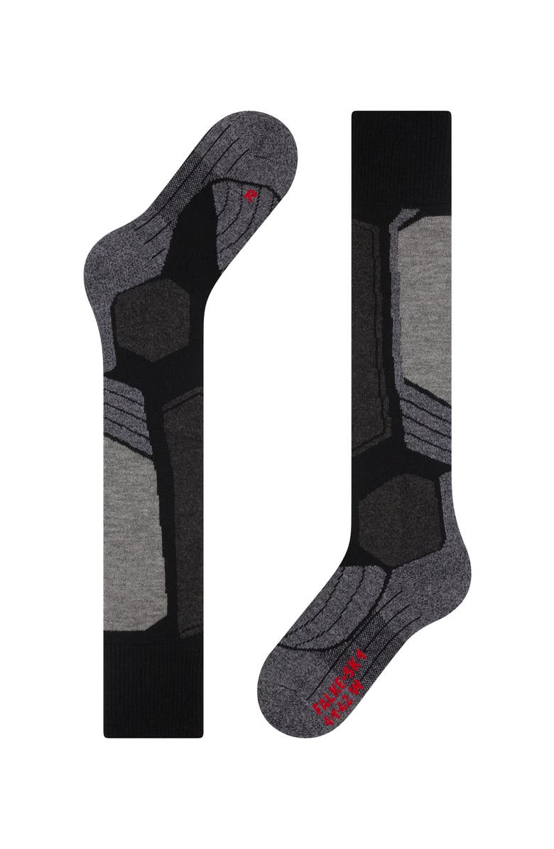 Falke SK1 Comfort Ski Socks, Alternate, color, Black-Mix