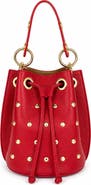 Persaman New York Paolina Studded Leather Bucket Bag