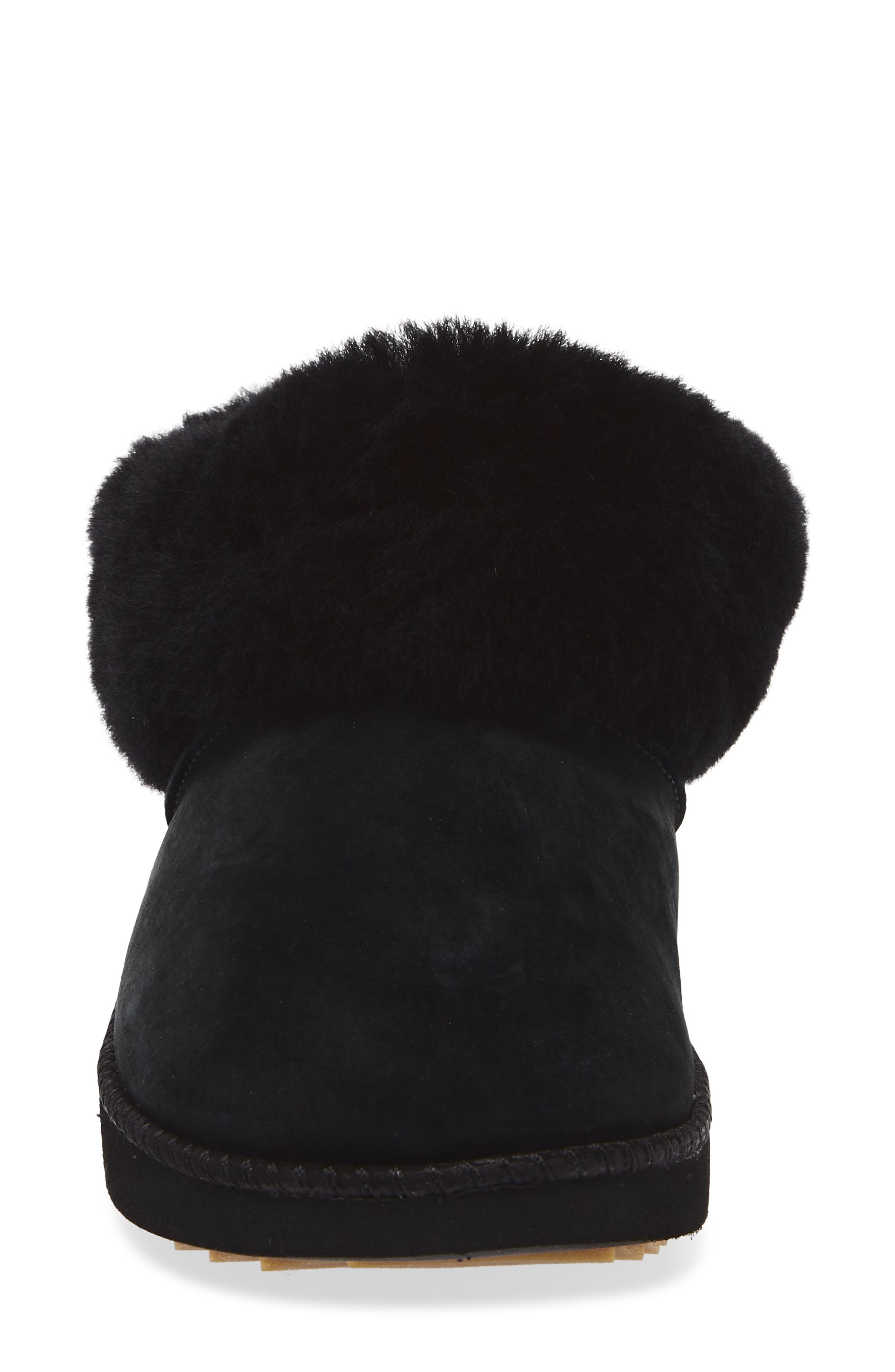OluKai Ku'i Genuine Shearling Slipper, Alternate, color, Lava Rock / Lava Rock