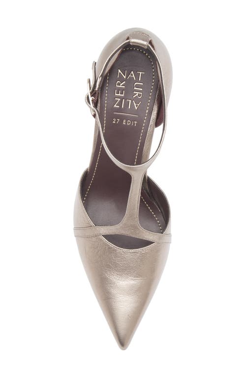 27 Edit Naturalizer Ezlyn T-strap Pointed Toe Pump In Gray