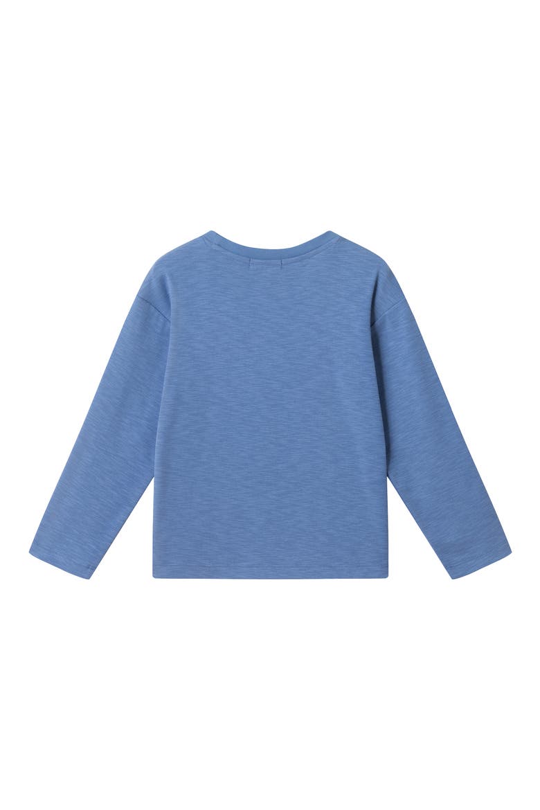 Kids' Dog Pocket Long Sleeve T-Shirt, Alternate, color, BLA-BLUE DOG
