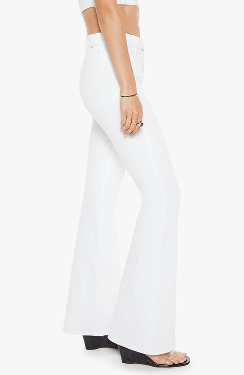 Mother High Waist Flare Jeans In Totally Innocent