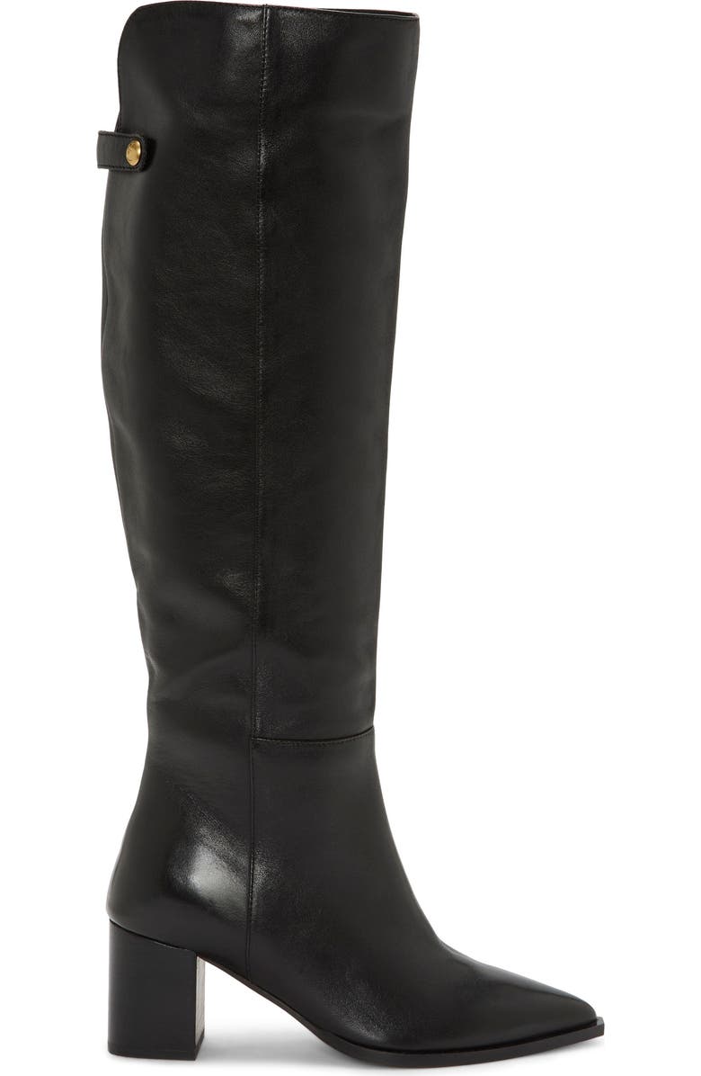 Vince Camuto Lilibet Knee High Boot, Alternate, color, Black Cow Milk