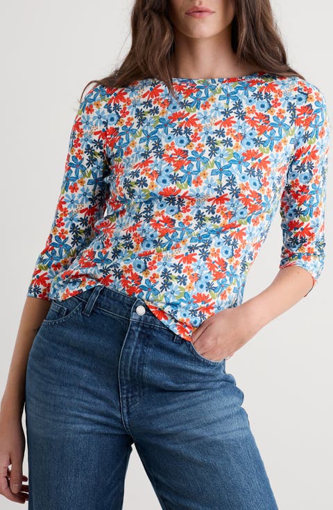 Easel Stretch Organic Cotton Top