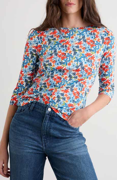 Seasalt Cornwall Easel Stretch Organic Cotton Top