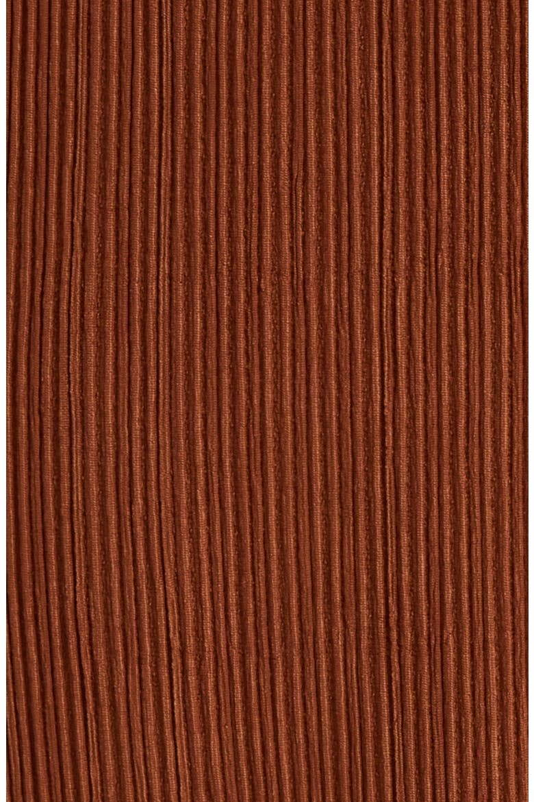 Crinkle Pull-On Ankle Wide Leg Pants, Alternate, color, CEDAR SPICE