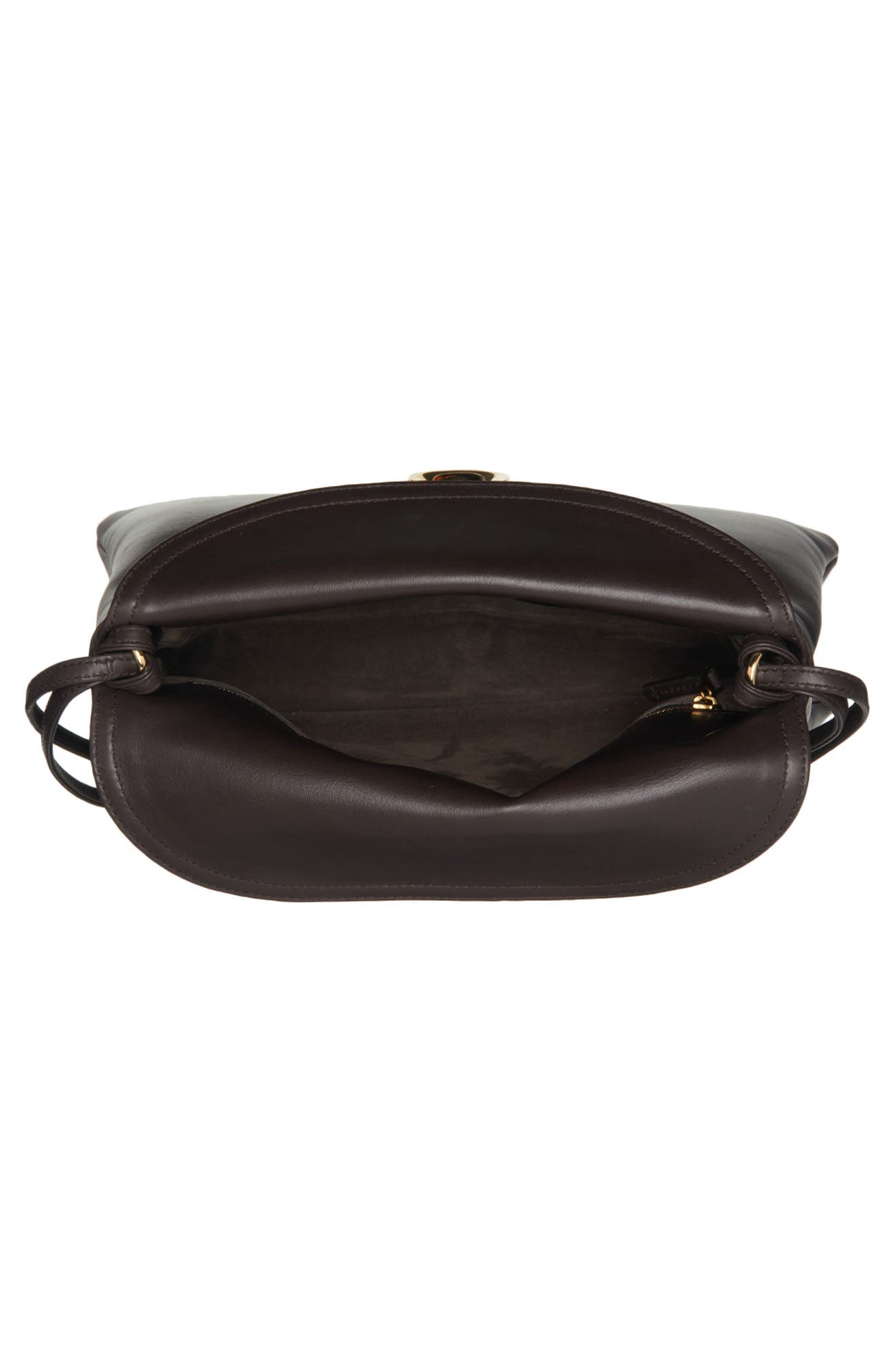 Medium Liberta Leather Shoulder Bag, Alternate, color, FONDANT