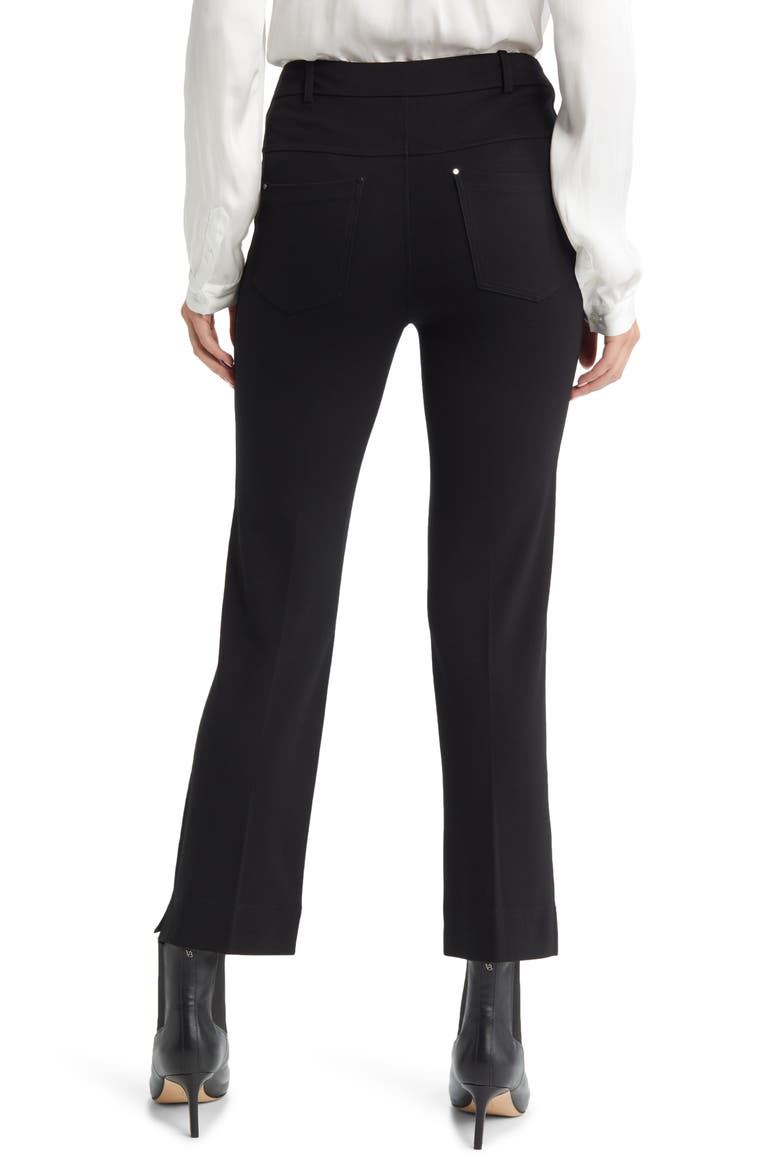Lyssé Baby Bootcut Pants, Alternate, color, BLACK
