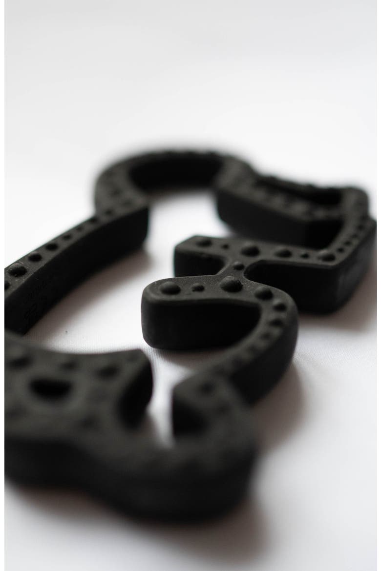 Kids' Keith Haring Sensory Rubber Teether, Alternate, color, BLACK