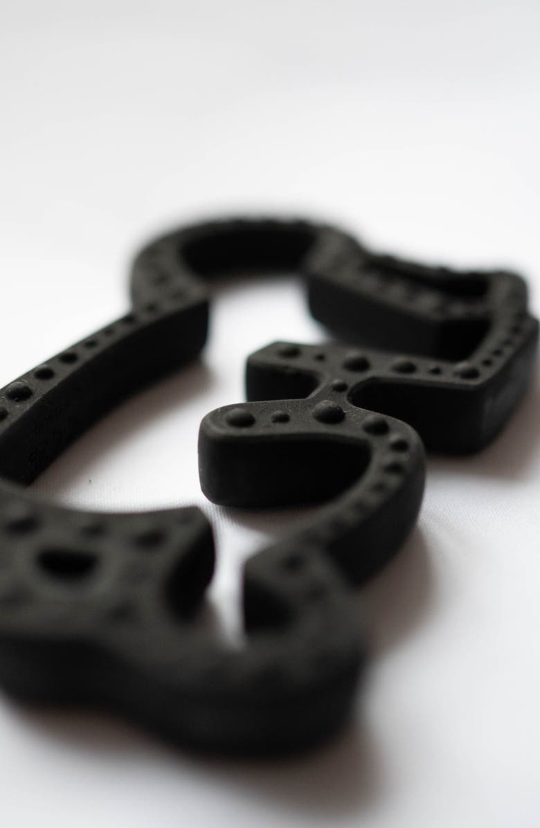 ETTA LOVES Kids' Keith Haring Sensory Rubber Teether, Alternate, color, Black