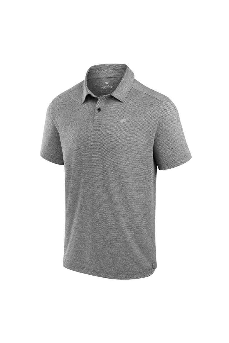 Men's Fanatics Charcoal Texas Longhorns Performance Polo, Alternate, color, Charcoal
