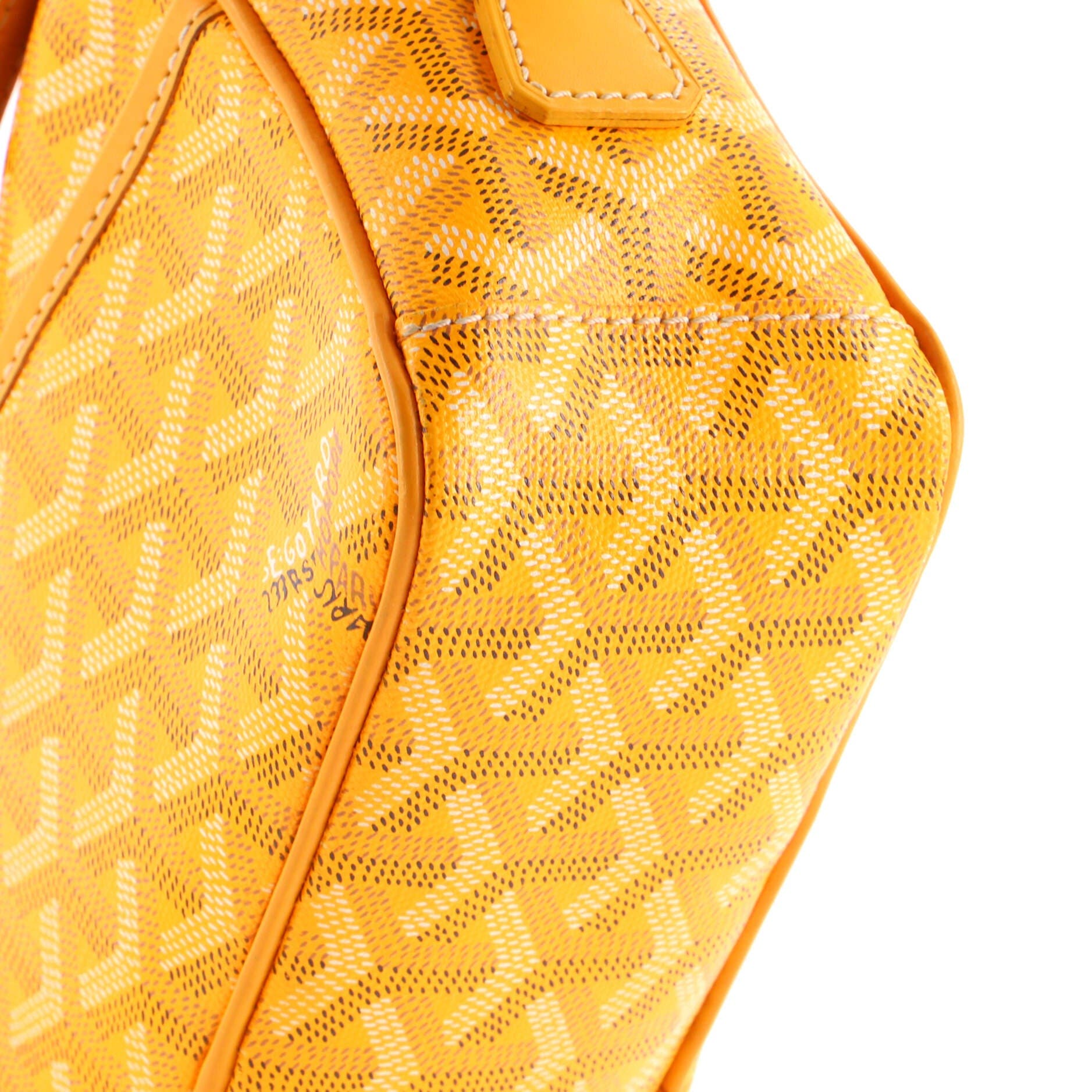 Pre-Owned Goyard Cap Vert Bag Coated Canvas, Alternate, color, Yellow