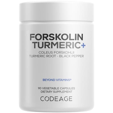 Forskolin Turmeric Supplement + Turmeric & Black Pepper