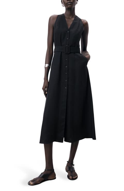 Lula Belted Sleeveless Maxi Dress (Regular & Plus)