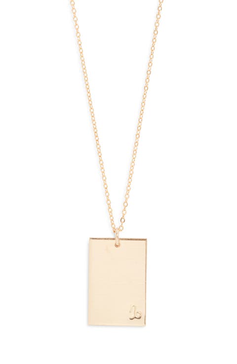 Goldie Zodiac Pendant Necklace