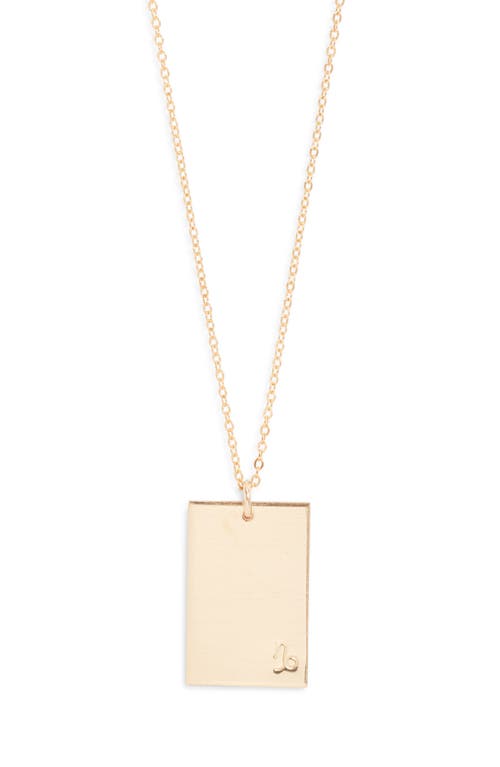 Set & Stones Goldie Zodiac Pendant Necklace In Neutral