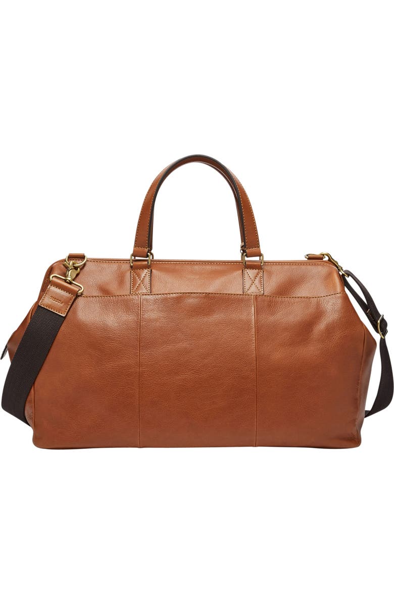 Fossil Defender Leather Duffle Bag, Alternate, color,