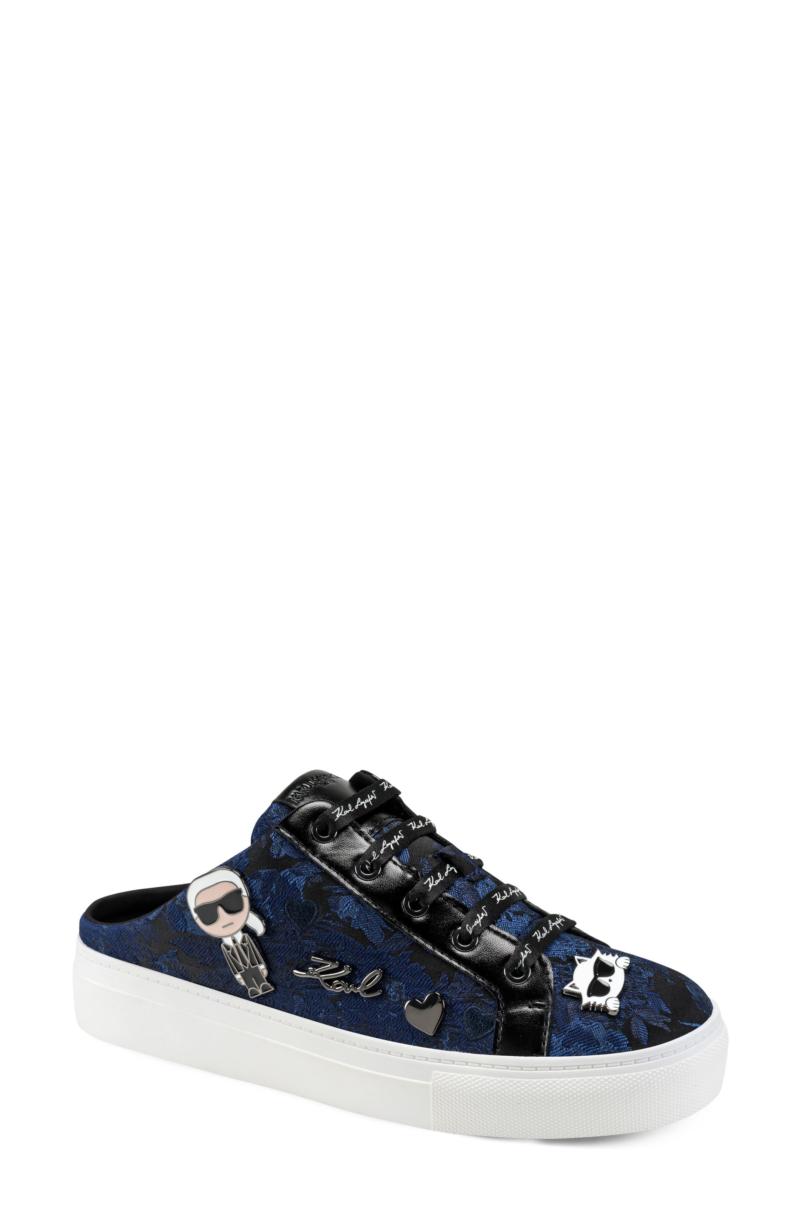 Cambria Sneaker Mule, Main, color, NEW NAVY/ BLACK