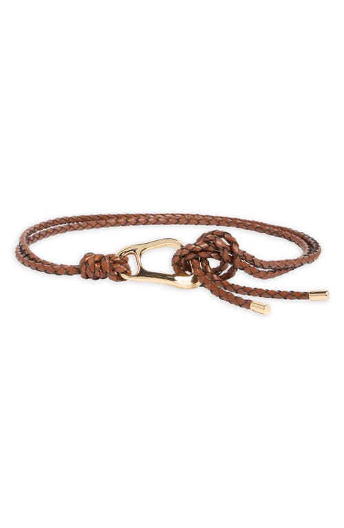 Nordstrom Syd Woven Leather Tie Belt