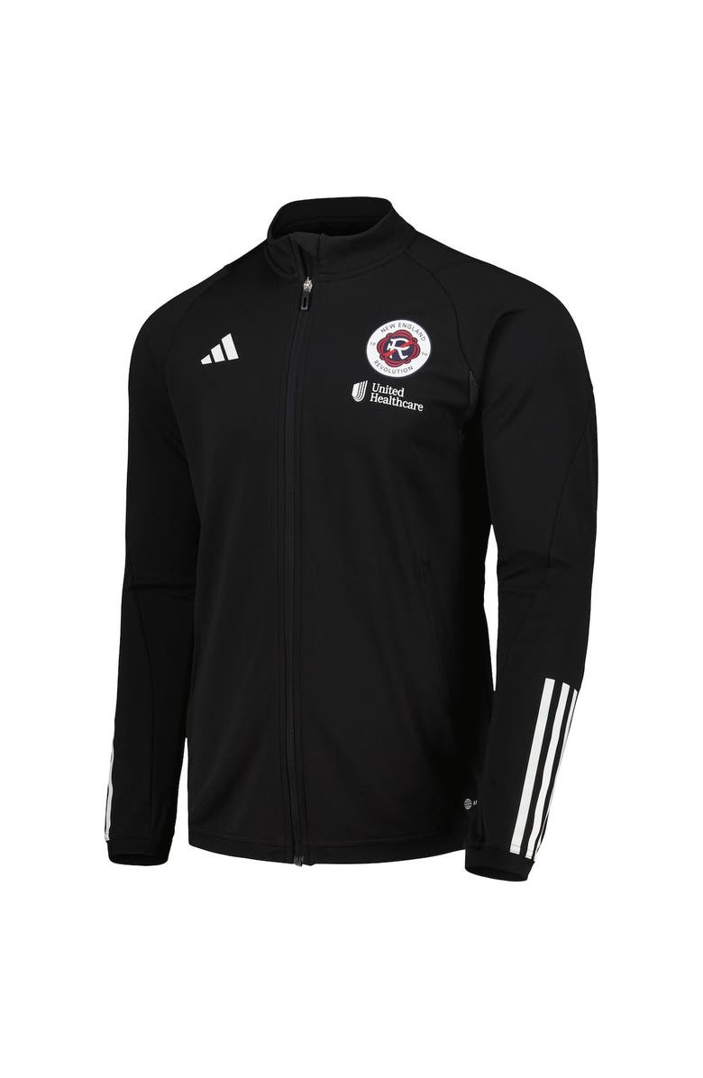 adidas Men's adidas Black New England Revolution 2023 On-Field AEROREADY Full-Zip Training Top, Alternate, color,