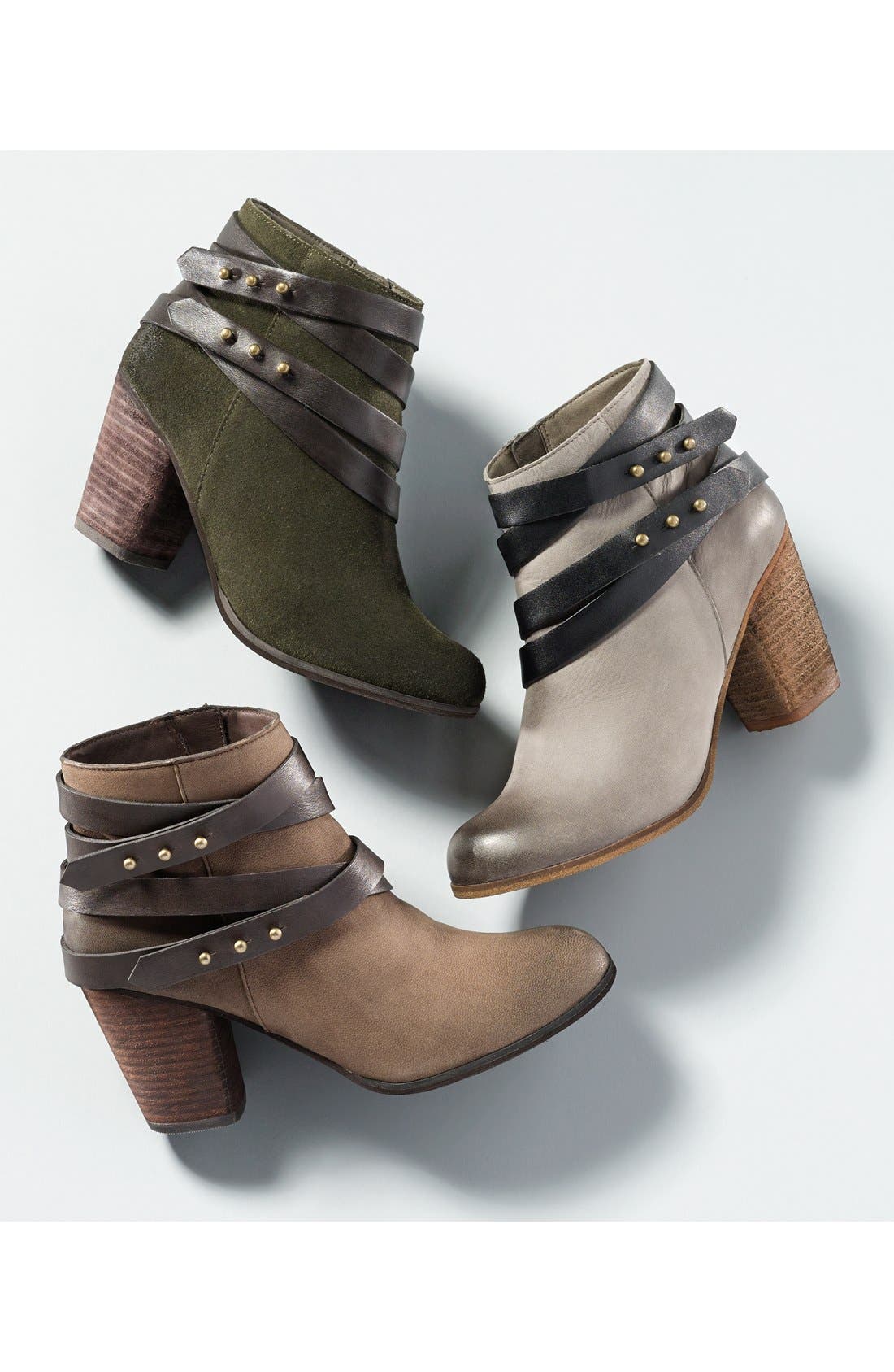 BP. 'Train' Wrap Belted Bootie, Alternate, color, 