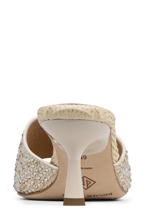 Donald Pliner Rikki Kitten Heel Slide Sandal In Foam