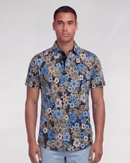 Lords of Harlech Tropical Mix Mens Knit Polo