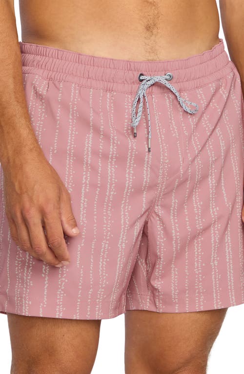 Billabong Lineup Layback Swim Trunks In Pink