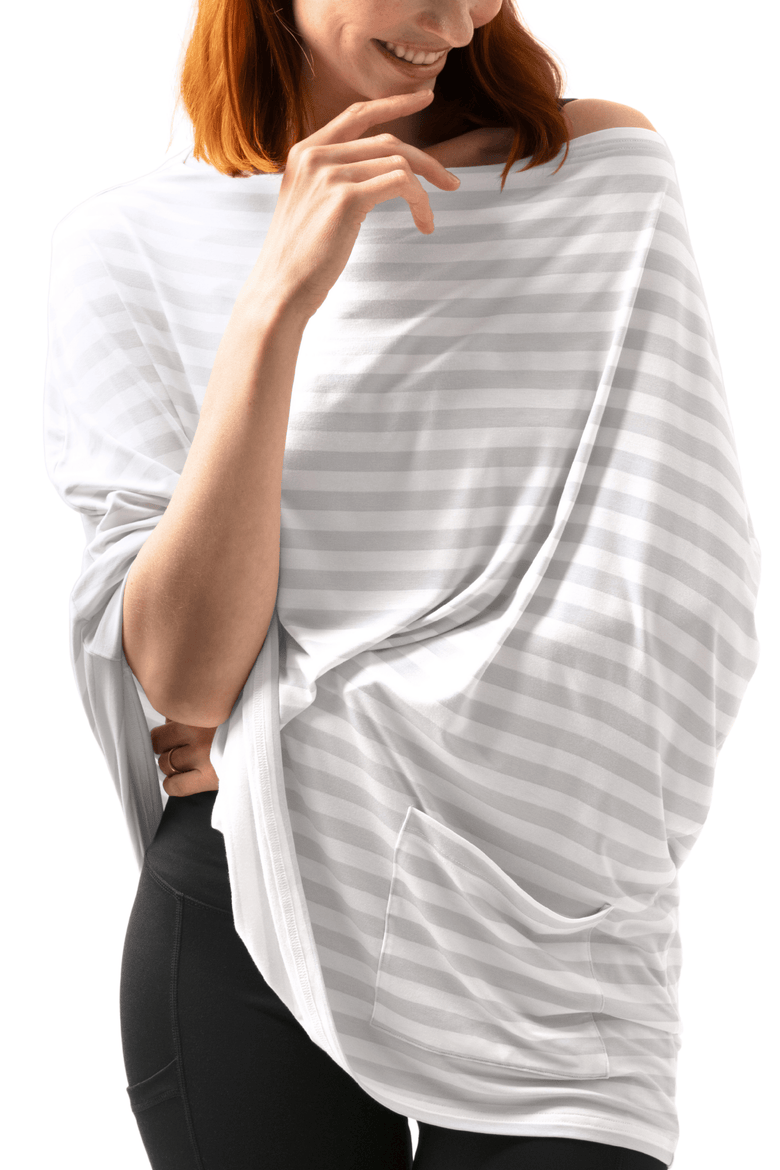 Multi-Use Nursing Cover, Main, color, Grey Stripe