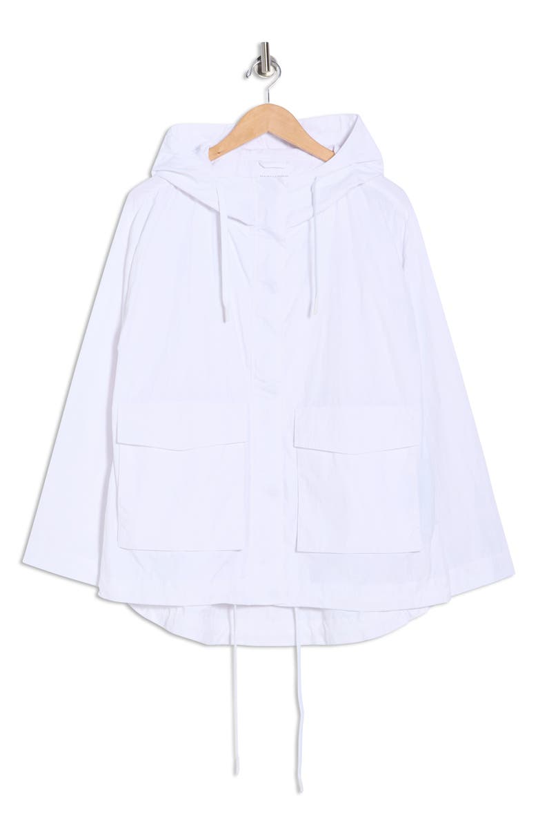 Bernardo Waterproof Rain Coat, Alternate, color, Pure White
