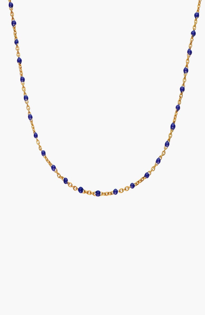 Oak & Luna Soltale Enamel Chain, Main, color, Royal Blue