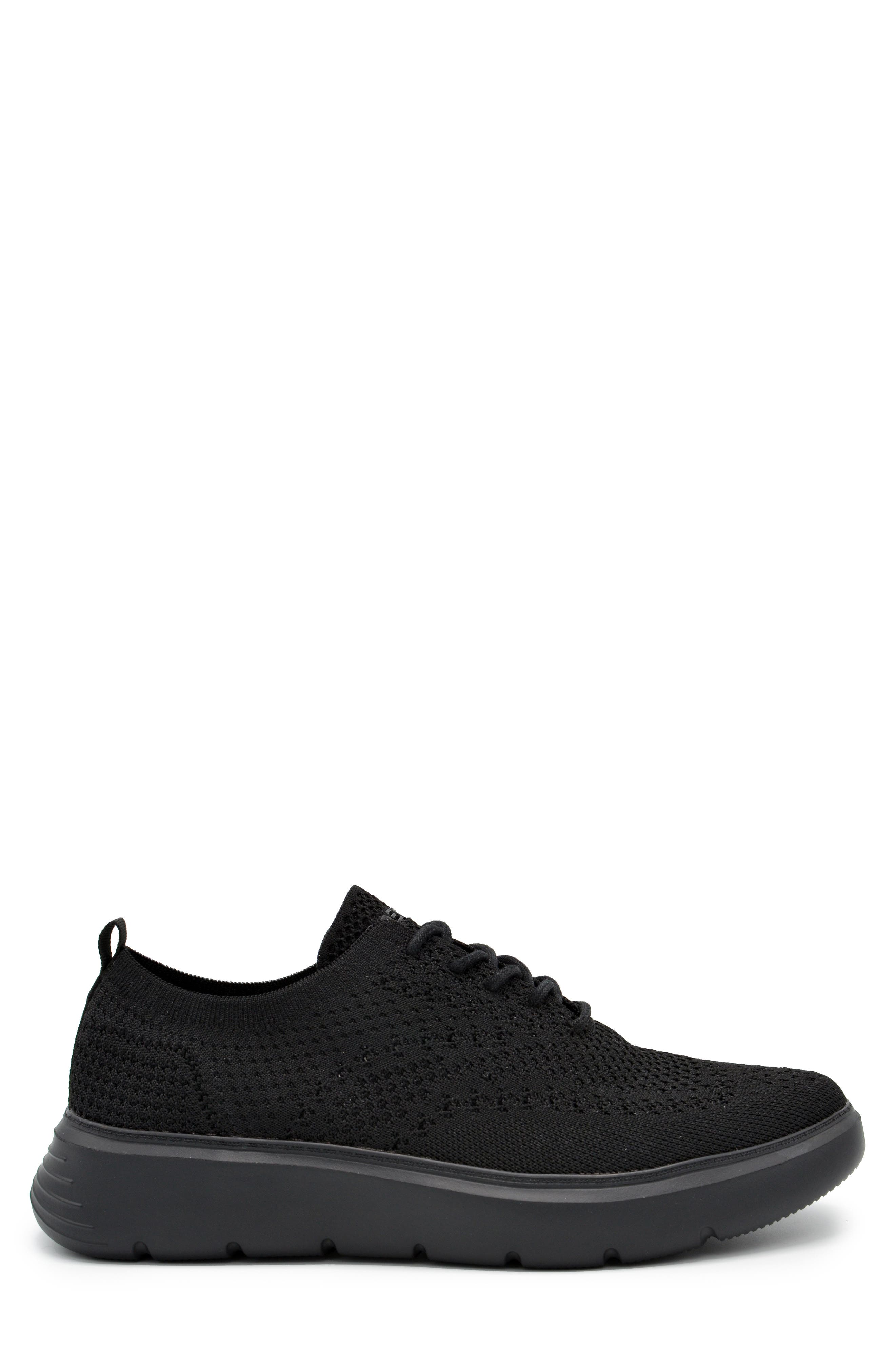 DELO Go Green Mesh Sneaker, Alternate, color, Black/ Black