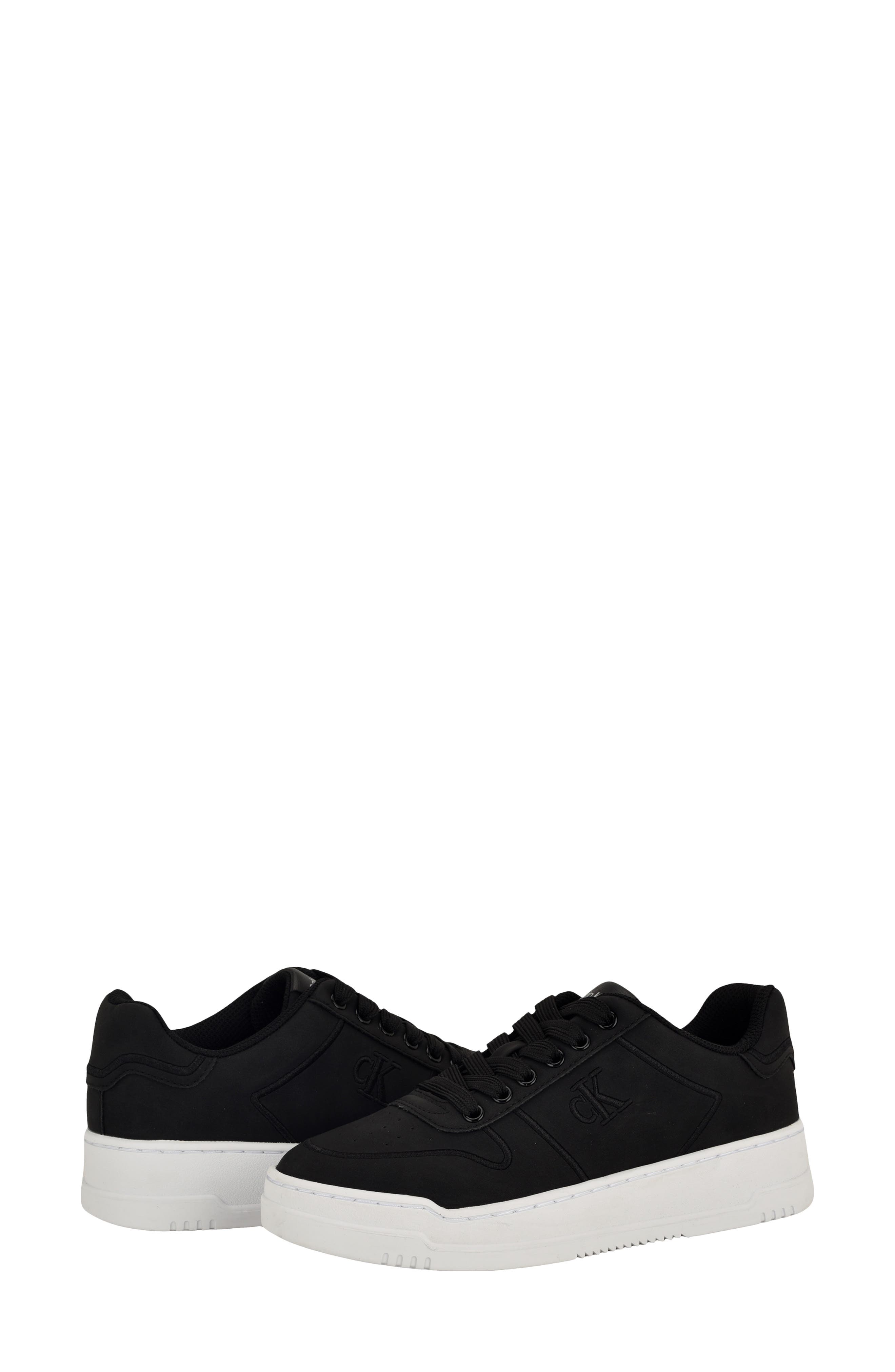 Calvin Klein Pozin Sneaker, Alternate, color, Black