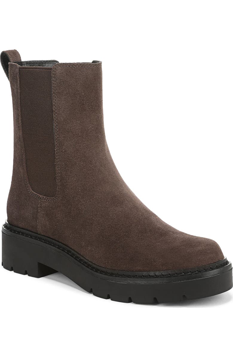 Nordstrom Darian Water Resistant Chelsea Boot, Main, color, Brown Stone Dark