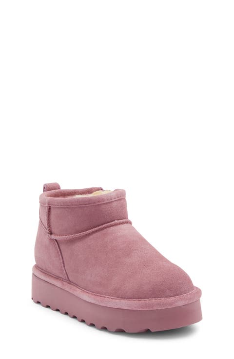 Kids' Retro Shorty Faux Fur Platform Boot