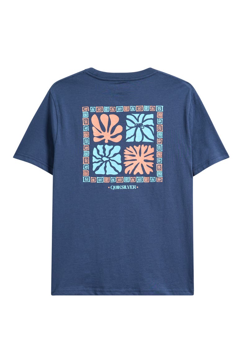 Kids' Graphic T-Shirt, Alternate, color, DARK DENIM