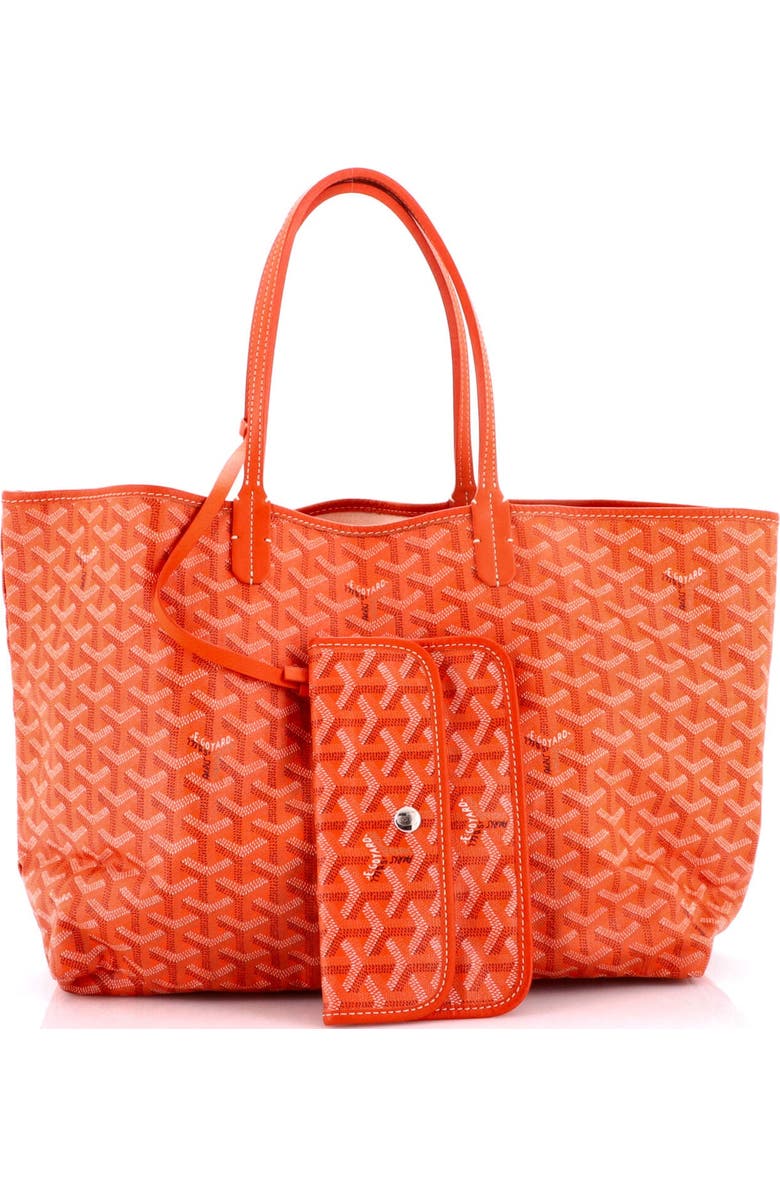 Pre-Owned Goyard Saint Louis Tote Coated Canvas PM, Alternate, color, Orange