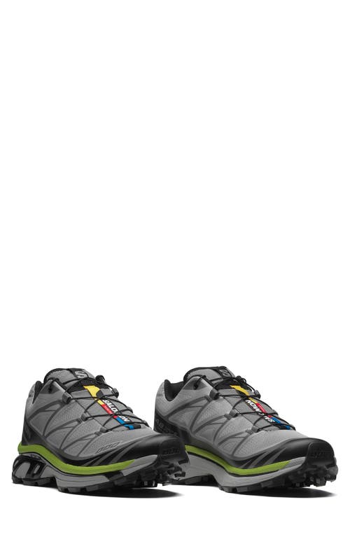 Salomon Xt-6 Sneaker In Alloy