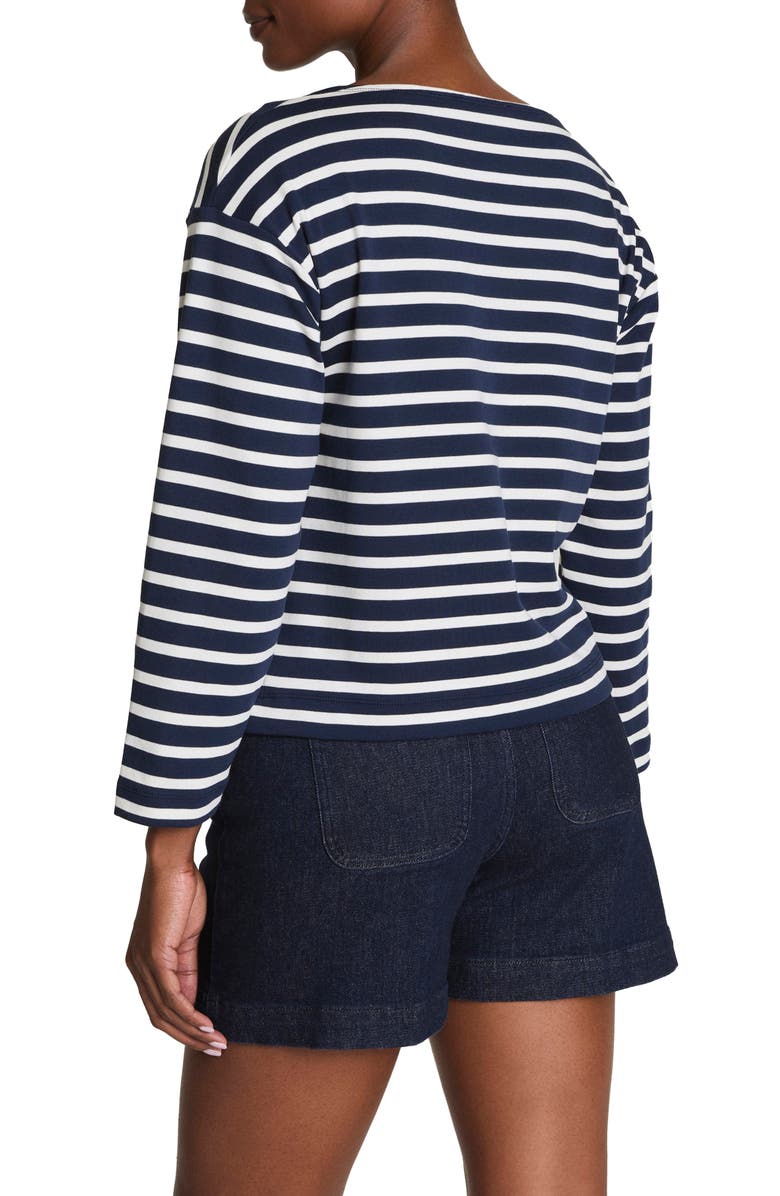 SPANX<sup>®</sup> Cool Cotton Top, Alternate, color, Navy Yacht Stripe