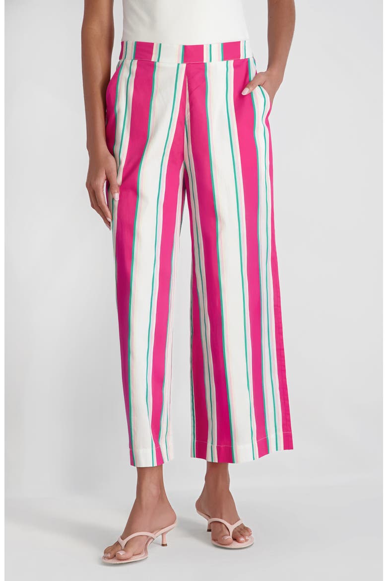 Havana Stripe Crop Pants, Main, color, HAVANA STRIPE