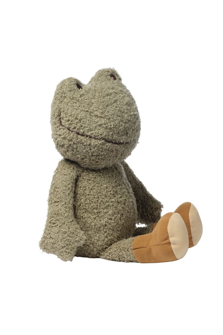 Froggy Plush Soft Green Boucle Frog Stuffed Animal Toy, Alternate, color, Green