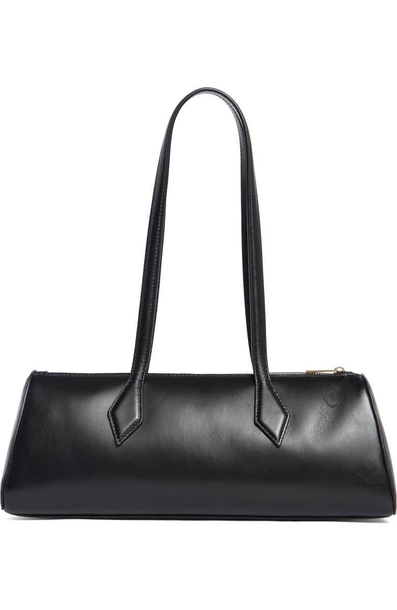 Reformation Sofia East/West Shoulder Bag, Alternate, color, Black Leather