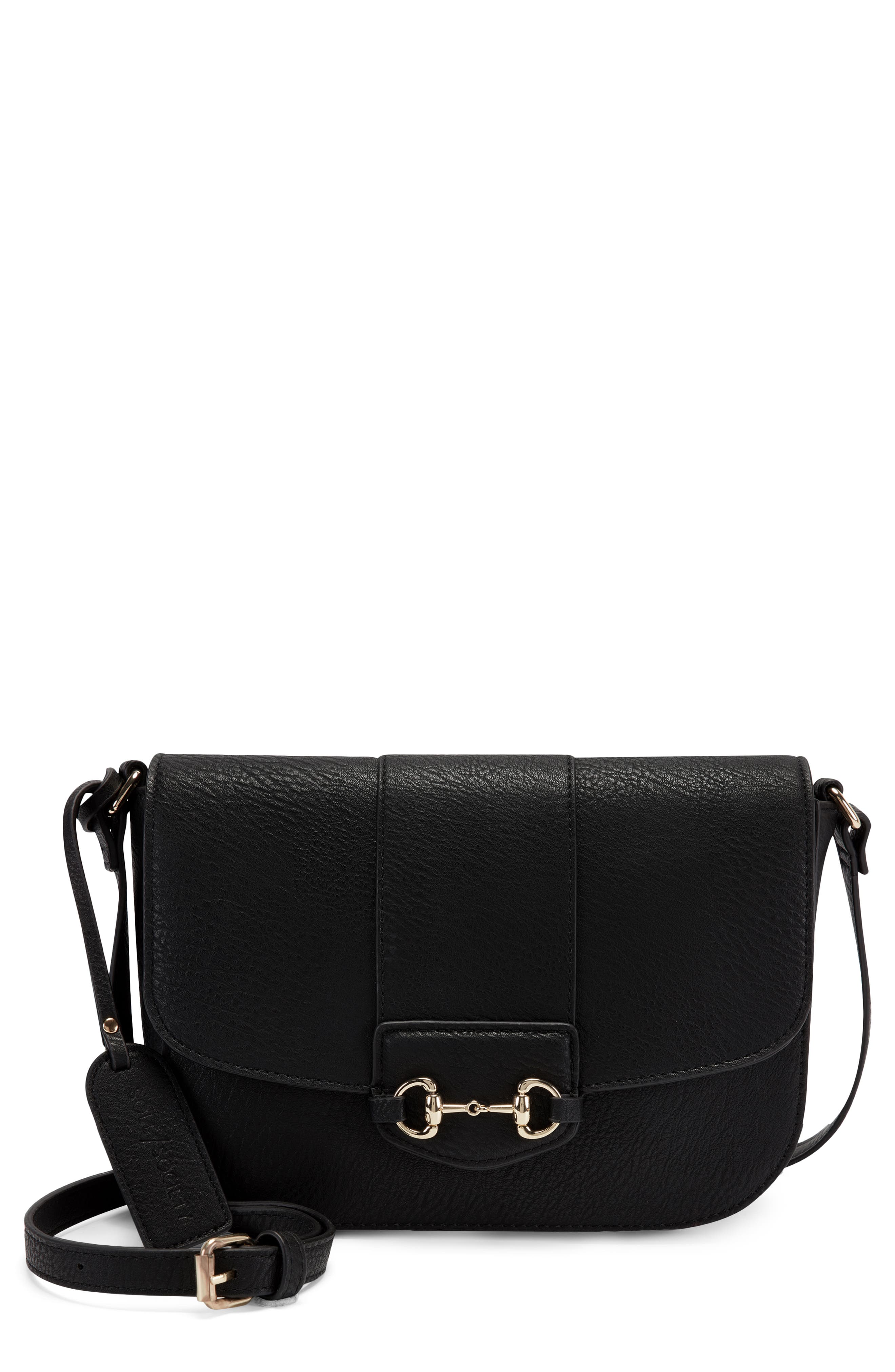 Sole Society Nairi Faux Leather Crossbody Bag, Main, color, 