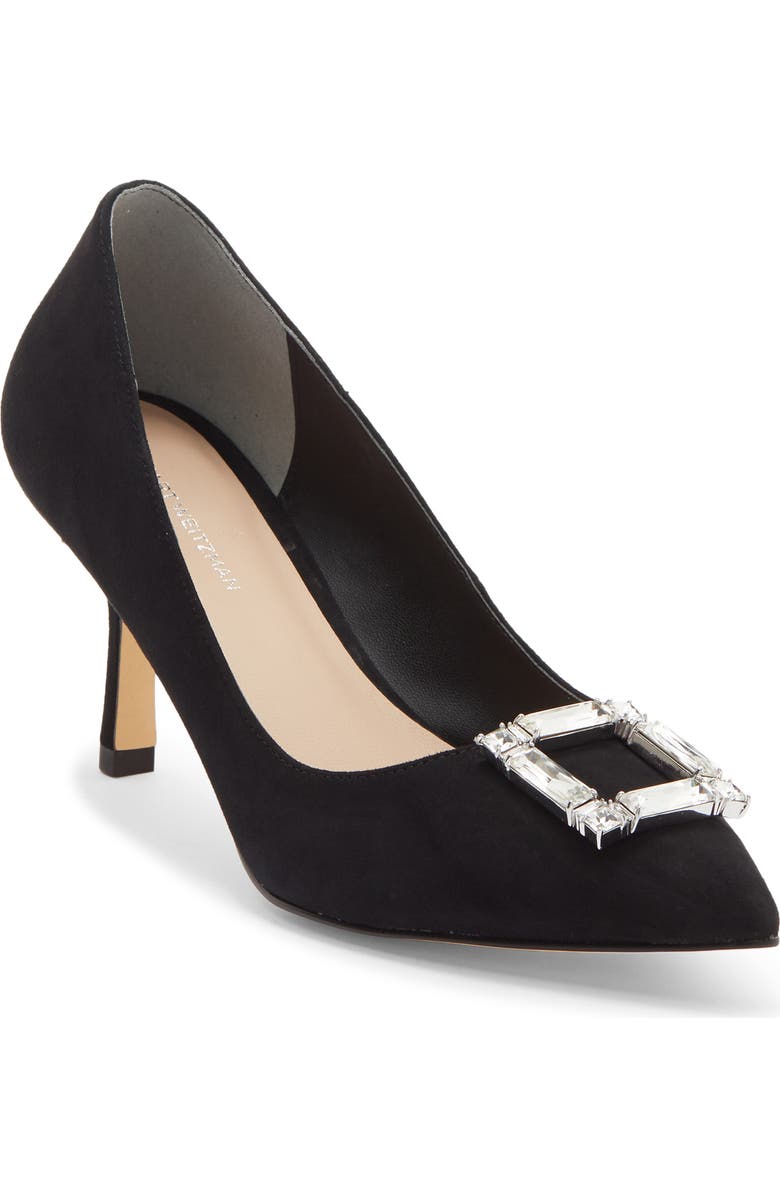 Stuart Weitzman June 75 Pump, Main, color, Black