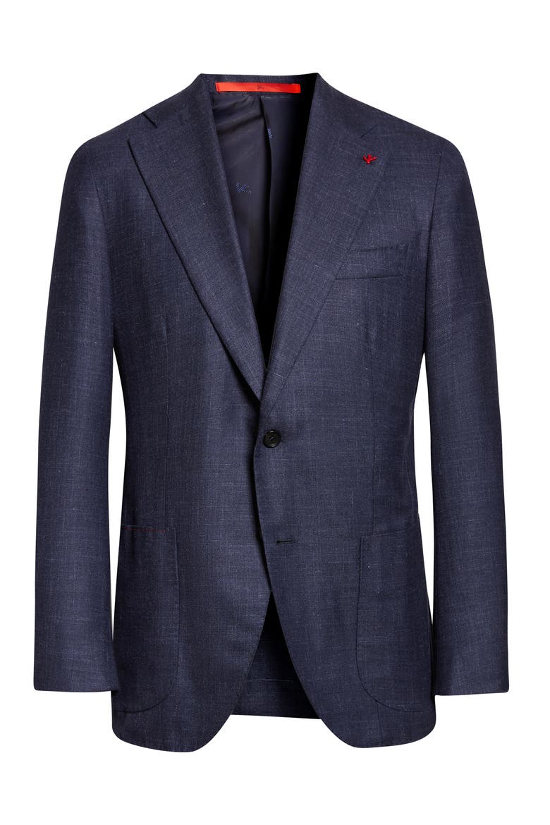 Marechiaro Wool & Cashmere Blend Soft Sport Coat, Alternate, color, BLUE