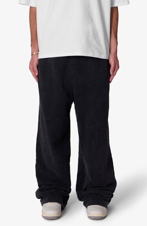 Boxing Oversized Cotton Fleece Sweatpants