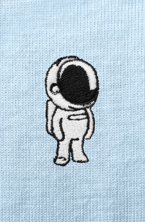 Dalix Astronaut Tee In Baby Blue
