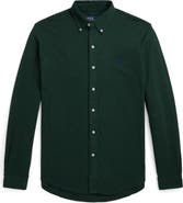 Polo Ralph Lauren Featherweight Stretch Cotton Piqué Button-Down Shirt