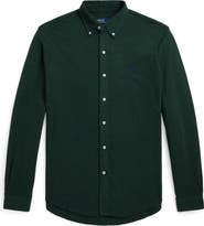 Polo Ralph Lauren Featherweight Stretch Cotton Piqué Button-Down Shirt