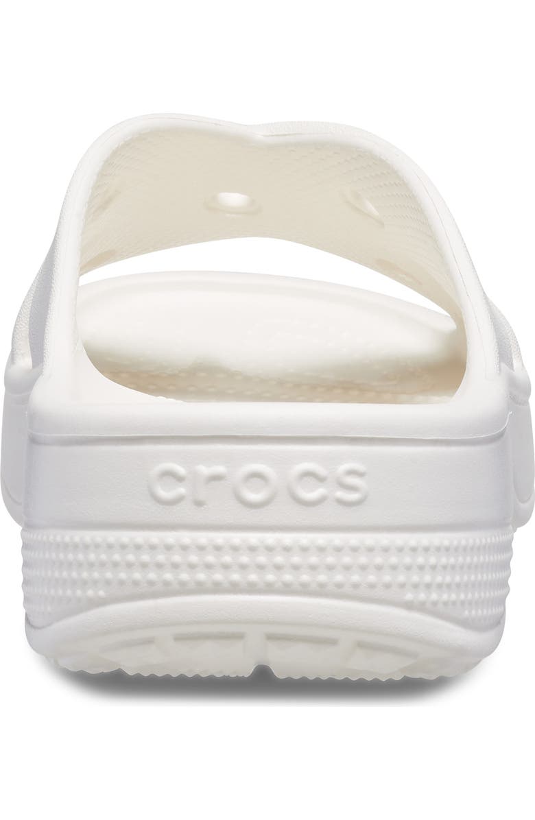 CROCS Cross Strap Slide Sandal, Alternate, color, Chalk